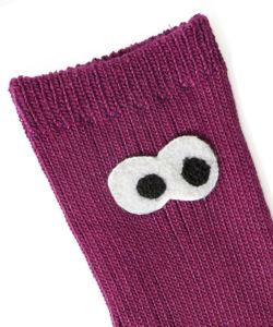 目玉ワッペン付リブソックス-13