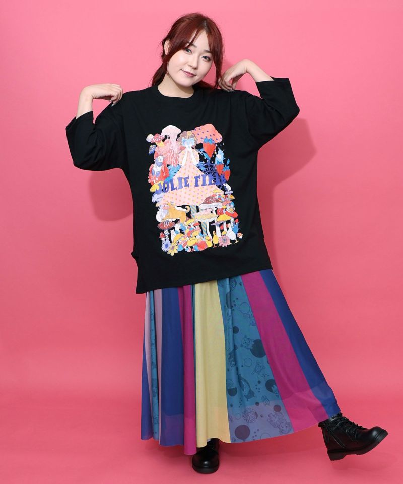 照れ屋な女の子ときのこのプルオーバー-2