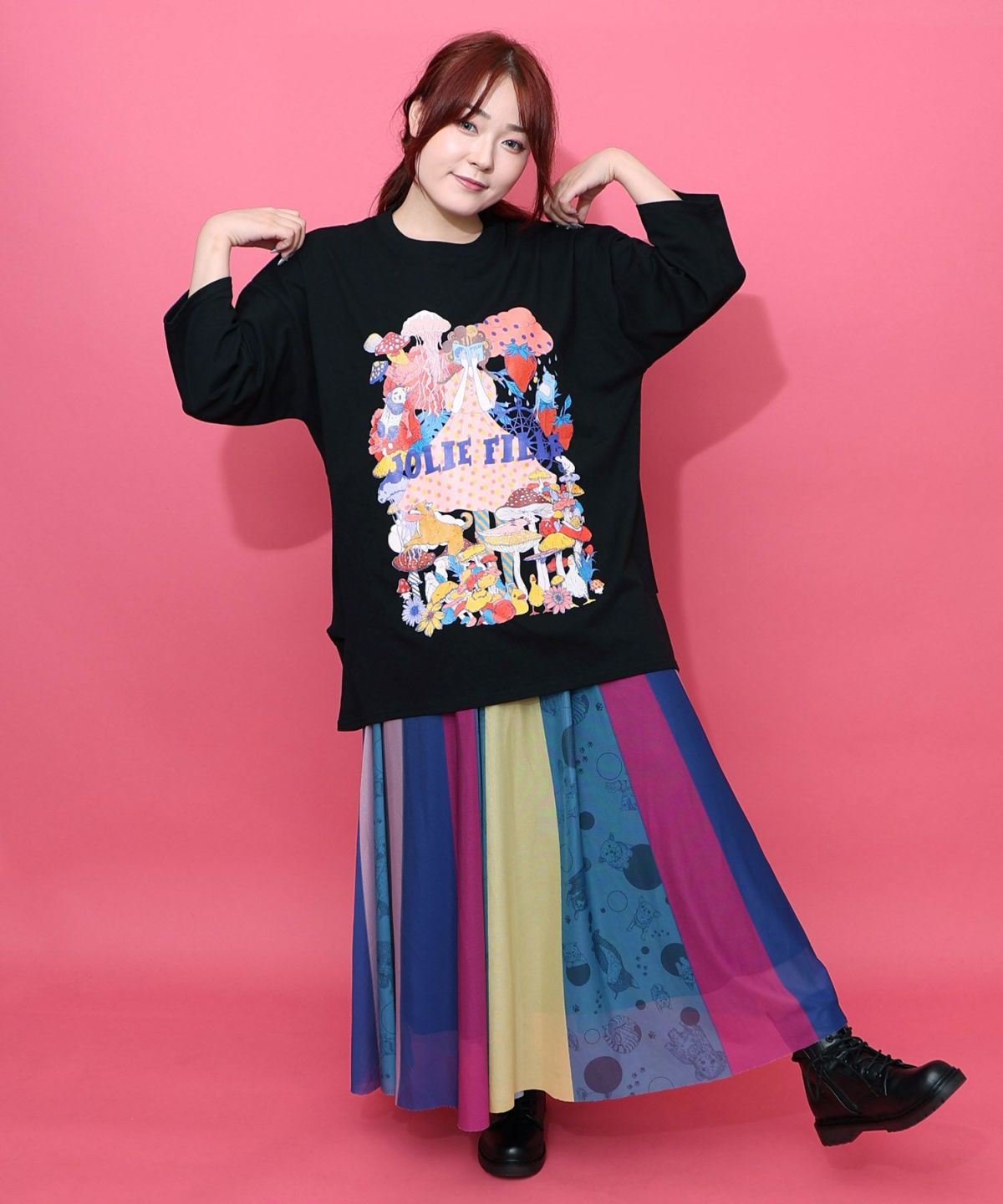 照れ屋な女の子ときのこのプルオーバー-2