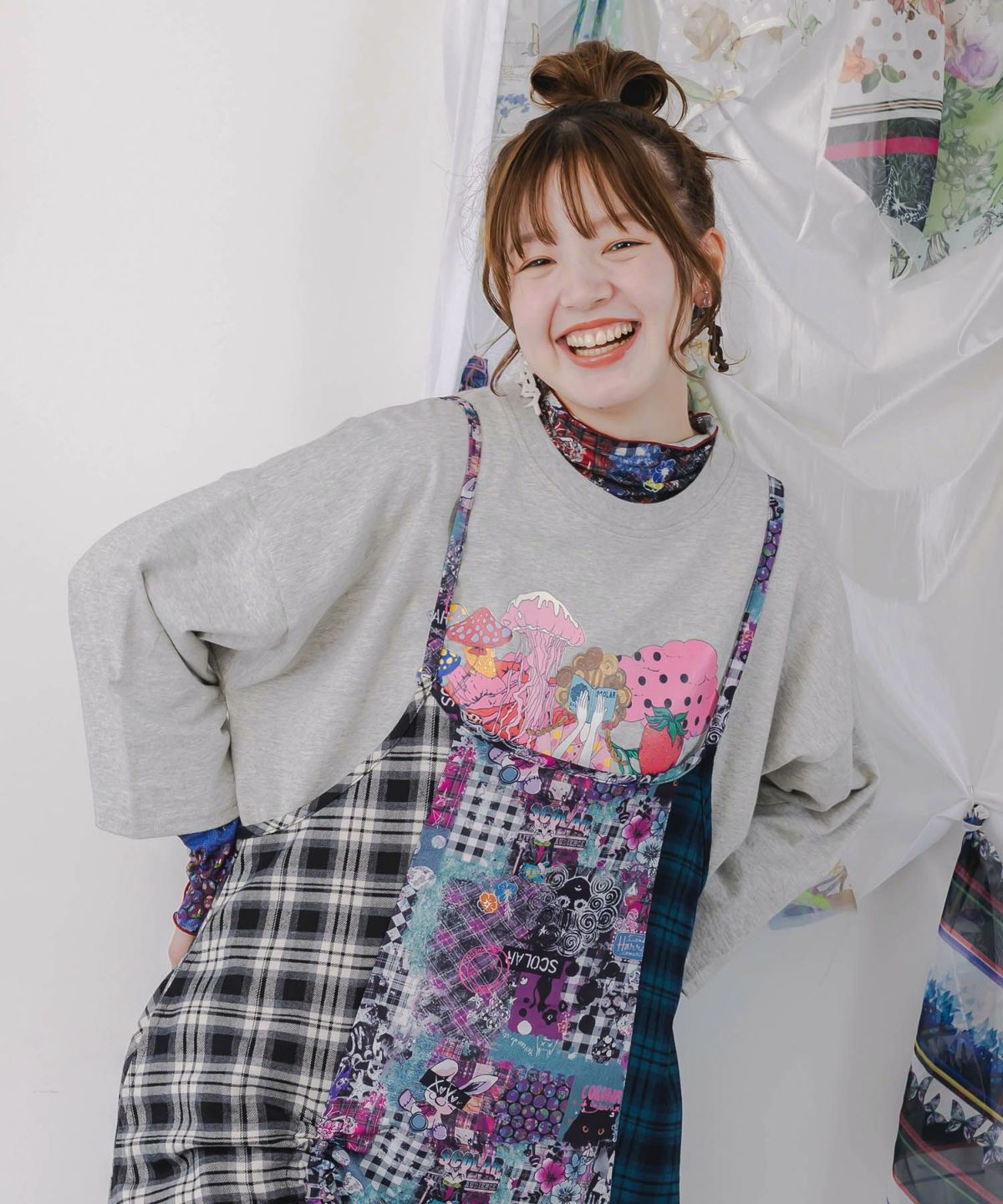 照れ屋な女の子ときのこのプルオーバー-8