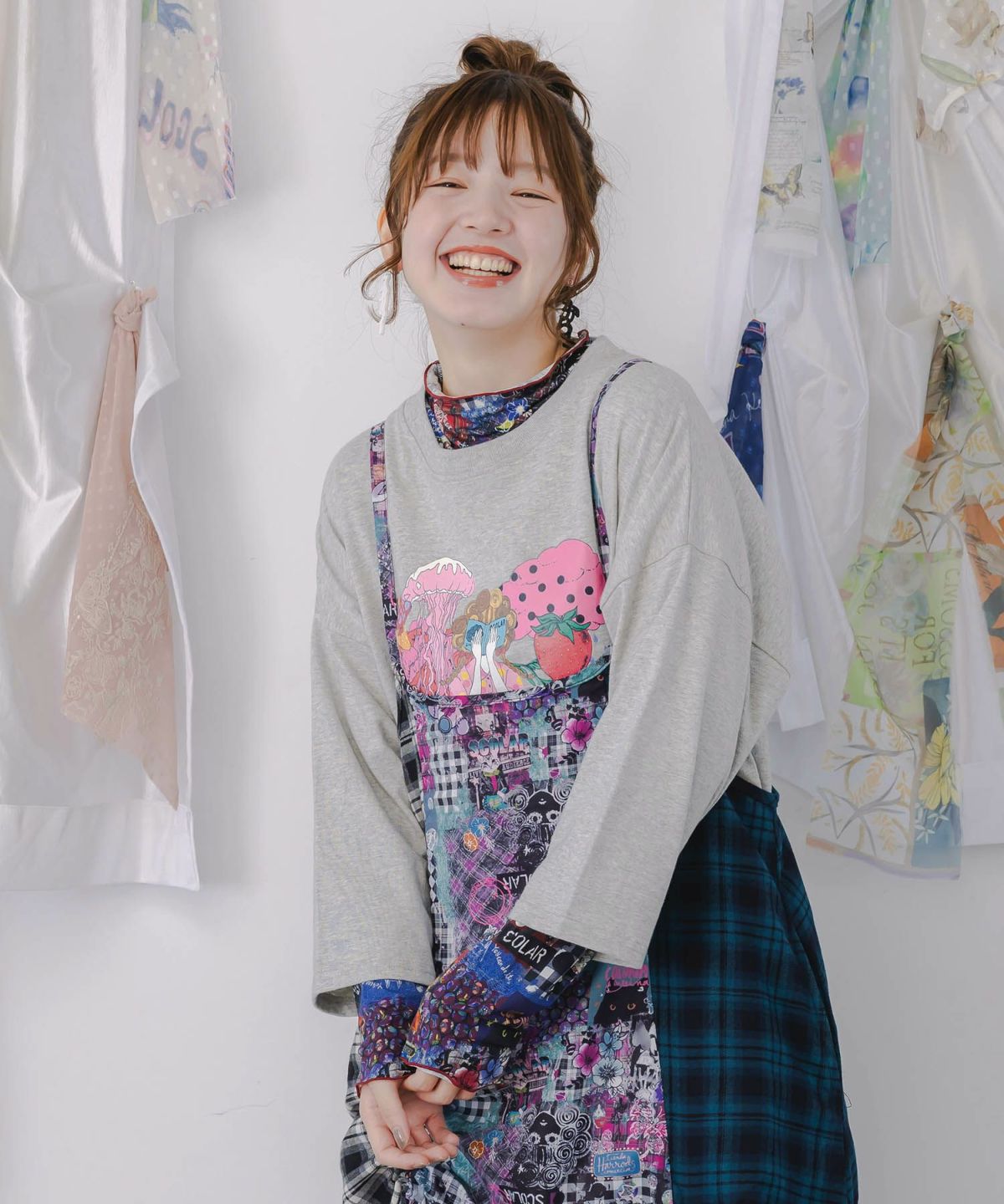 照れ屋な女の子ときのこのプルオーバー-9