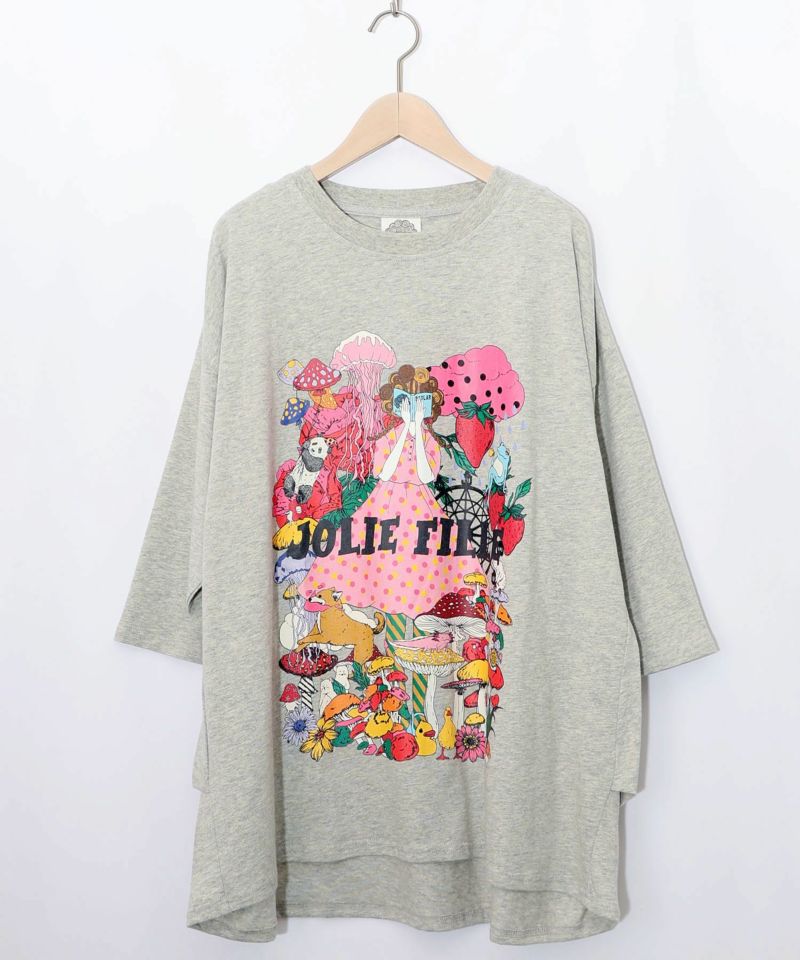 照れ屋な女の子ときのこのプルオーバー-10