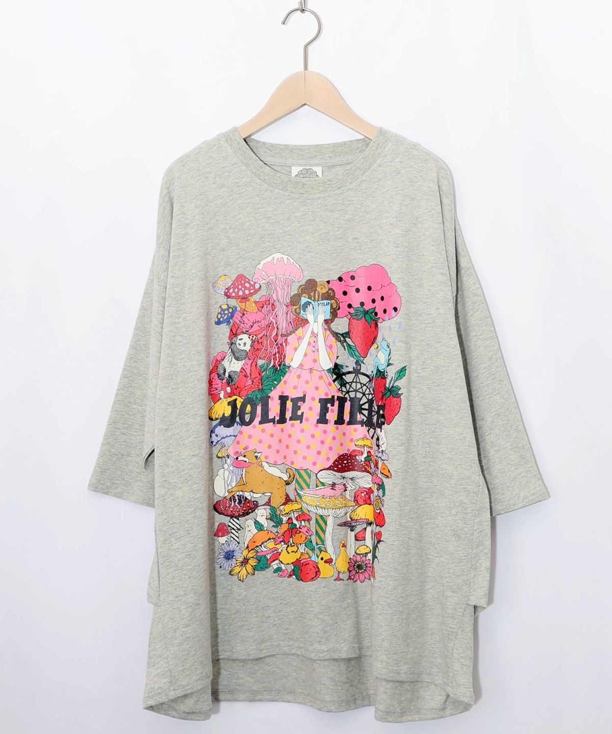 照れ屋な女の子ときのこのプルオーバー-10