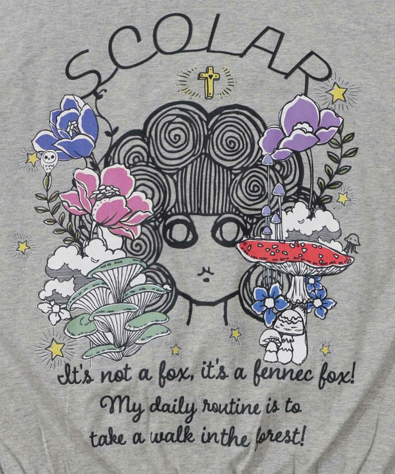 153666：きのこ花十字架スカ子ロンTの通販-ScoLar