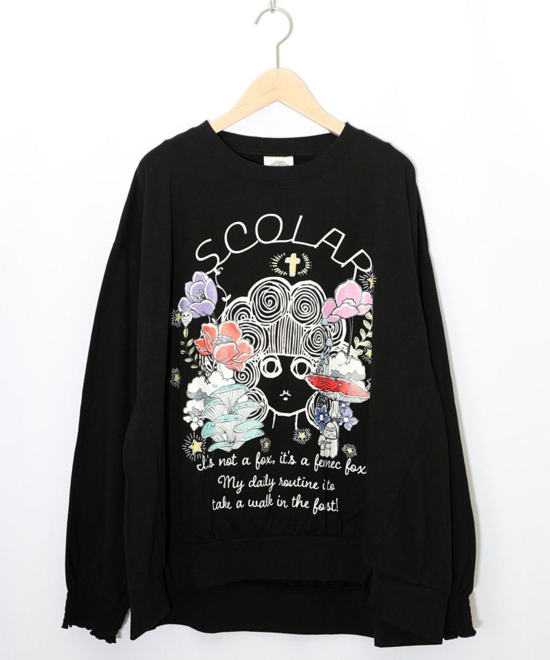 きのこ花十字架スカ子プルオーバー-11