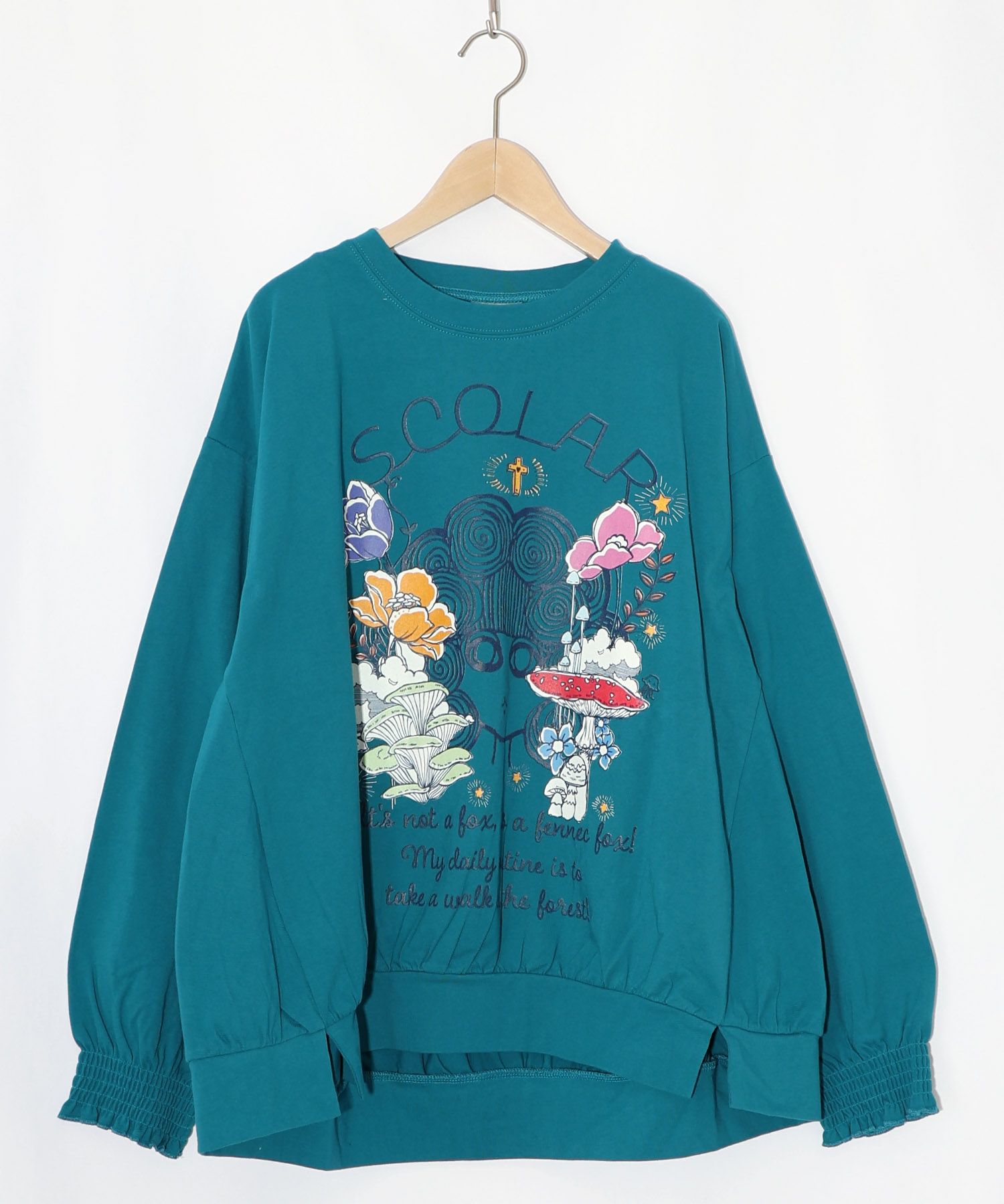 きのこ花十字架スカ子プルオーバー-14