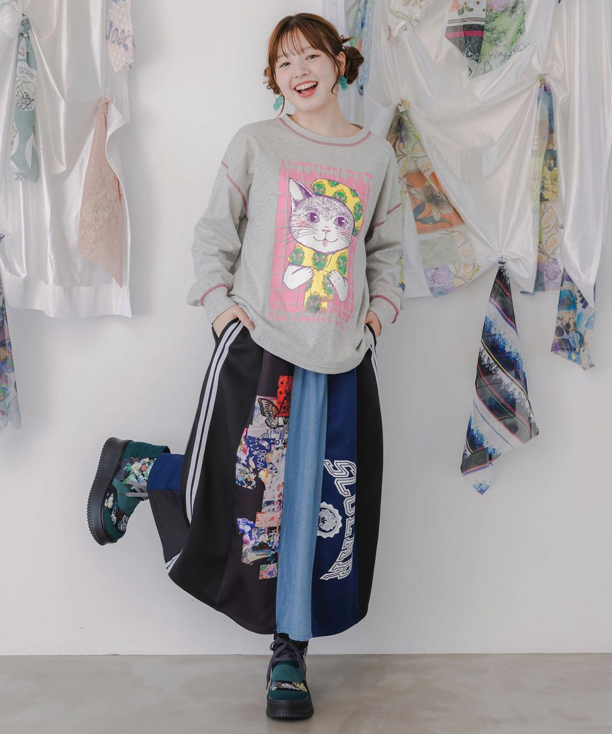 もこもこあったかベレー帽ねこプルオーバー-2