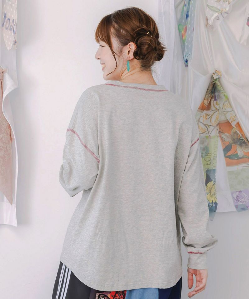 もこもこあったかベレー帽ねこプルオーバー-5