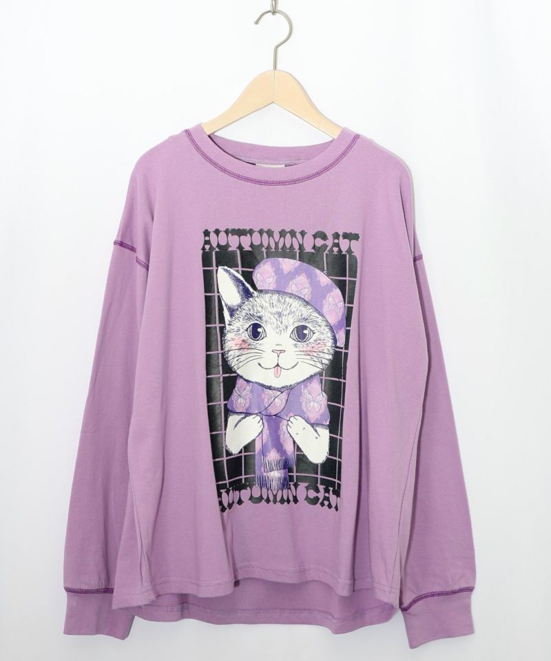 もこもこあったかベレー帽ねこプルオーバー-10