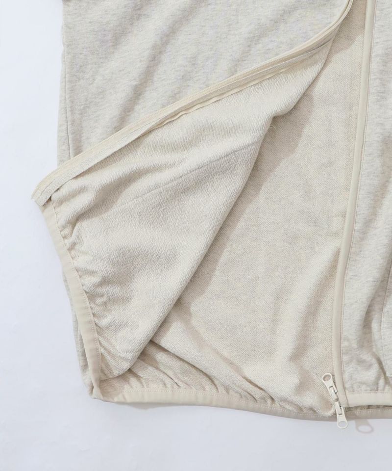 ミニ裏毛スカ子ロゴ ダブルジップカーディガン-17