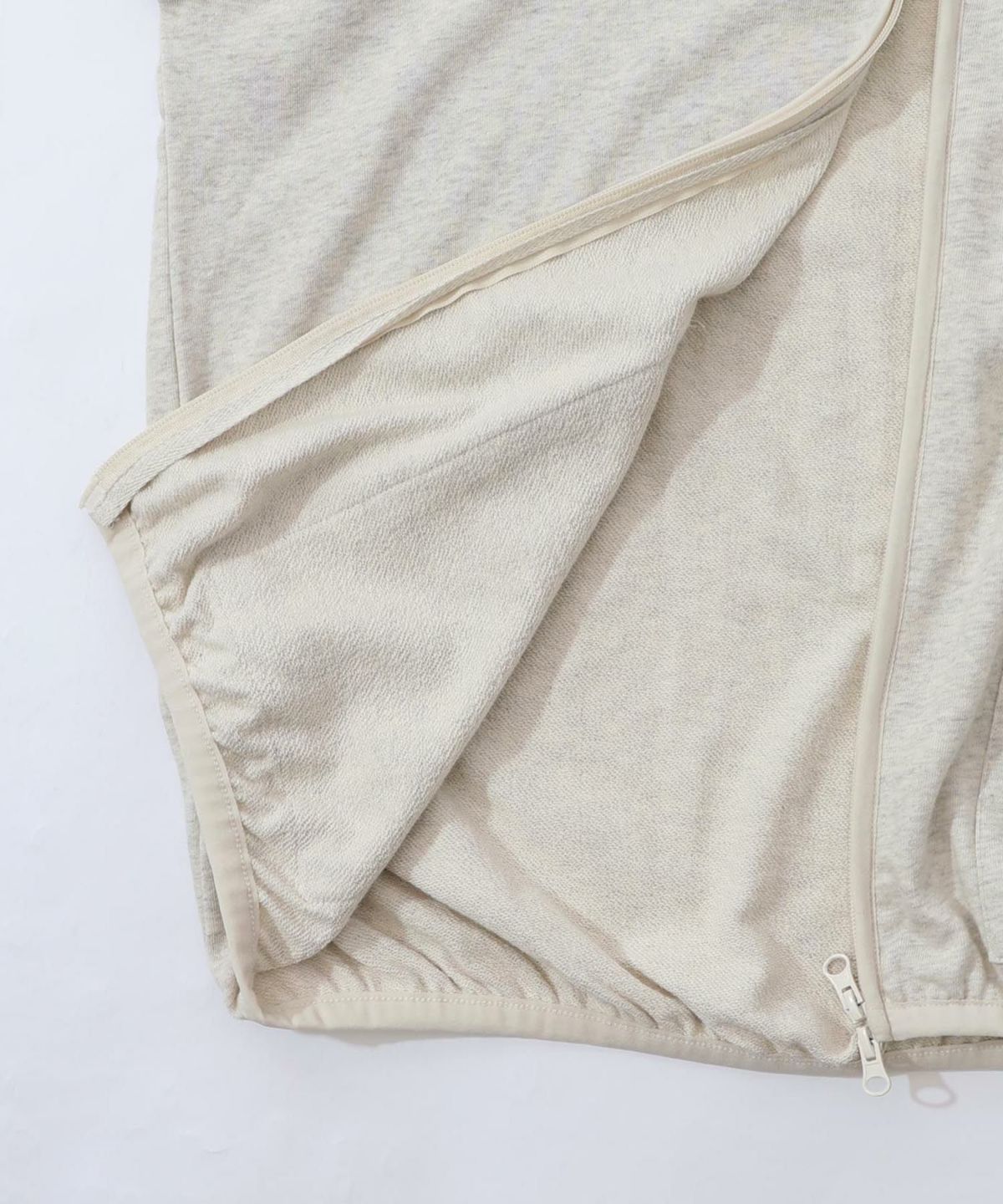 ミニ裏毛スカ子ロゴ ダブルジップカーディガン-17