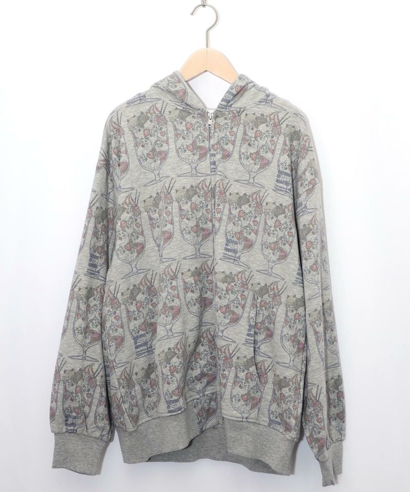 イチゴいっぱいねこパフェパーカー-10