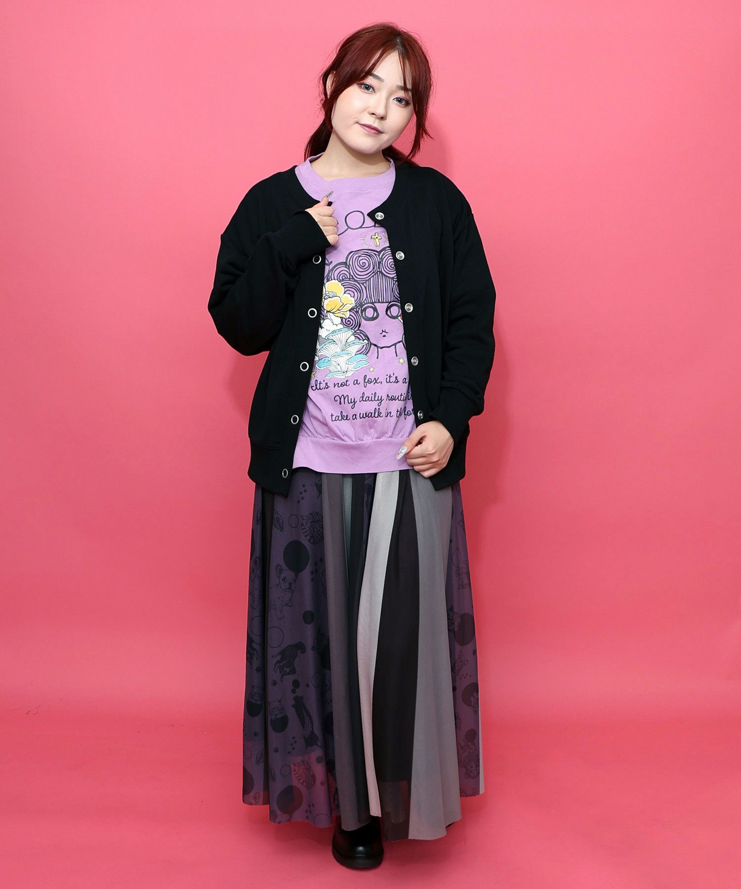 フェアリーテイル刺繍 2WAYプルオーバー-3