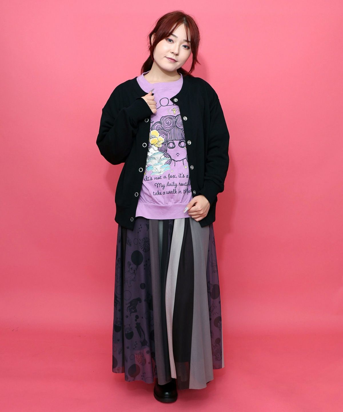 フェアリーテイル刺繍 2WAYプルオーバー-3