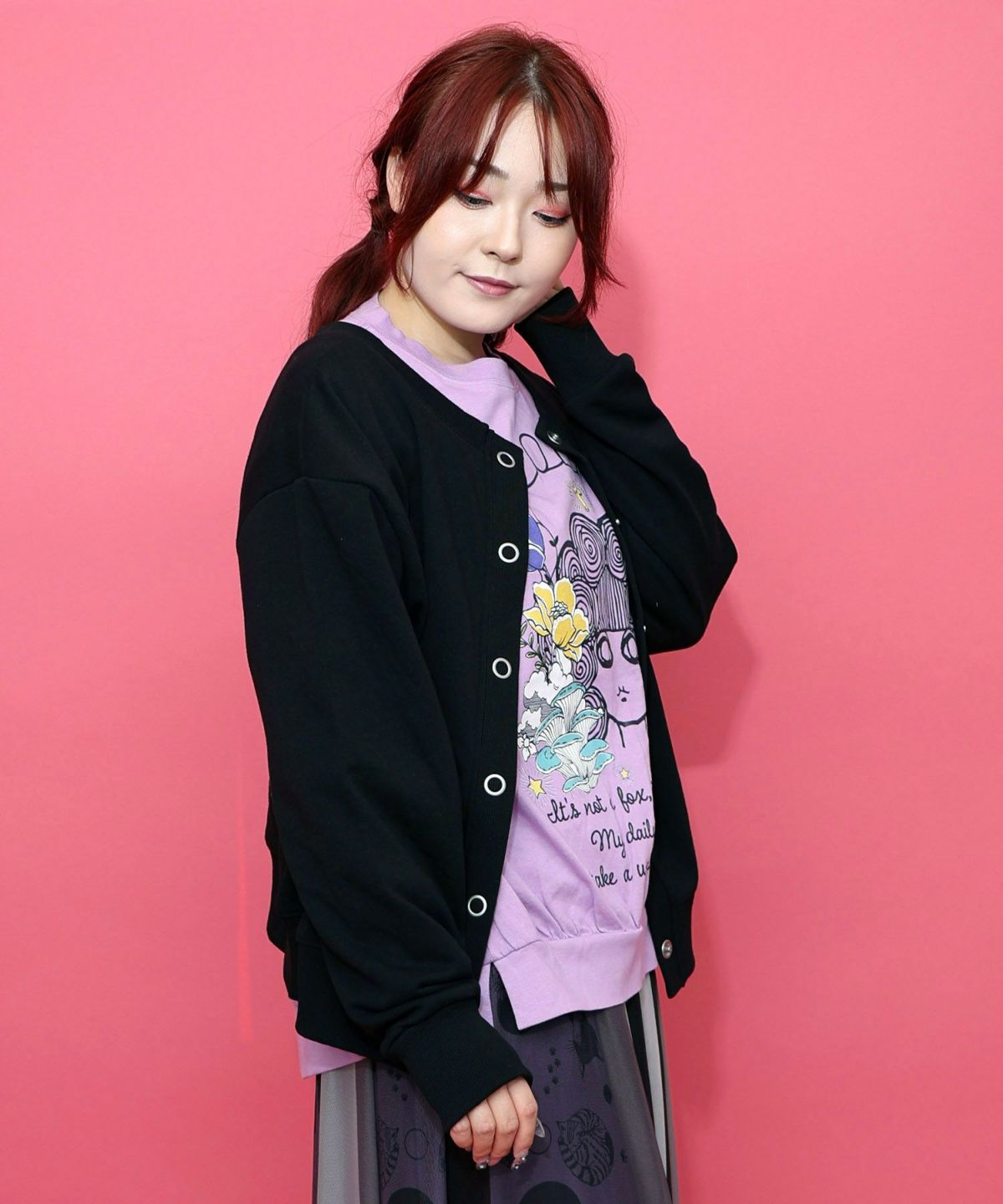 フェアリーテイル刺繍 2WAYプルオーバー-4