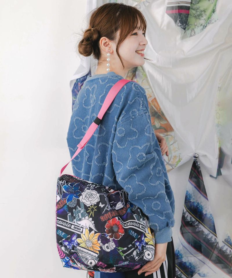 両面総柄スカラーちゃんショルダーバッグ-2