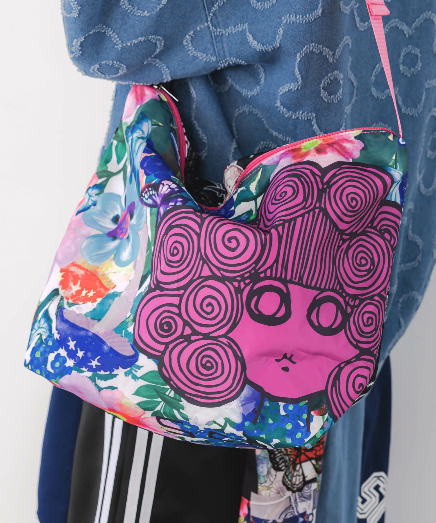 両面総柄スカラーちゃんショルダーバッグ-3