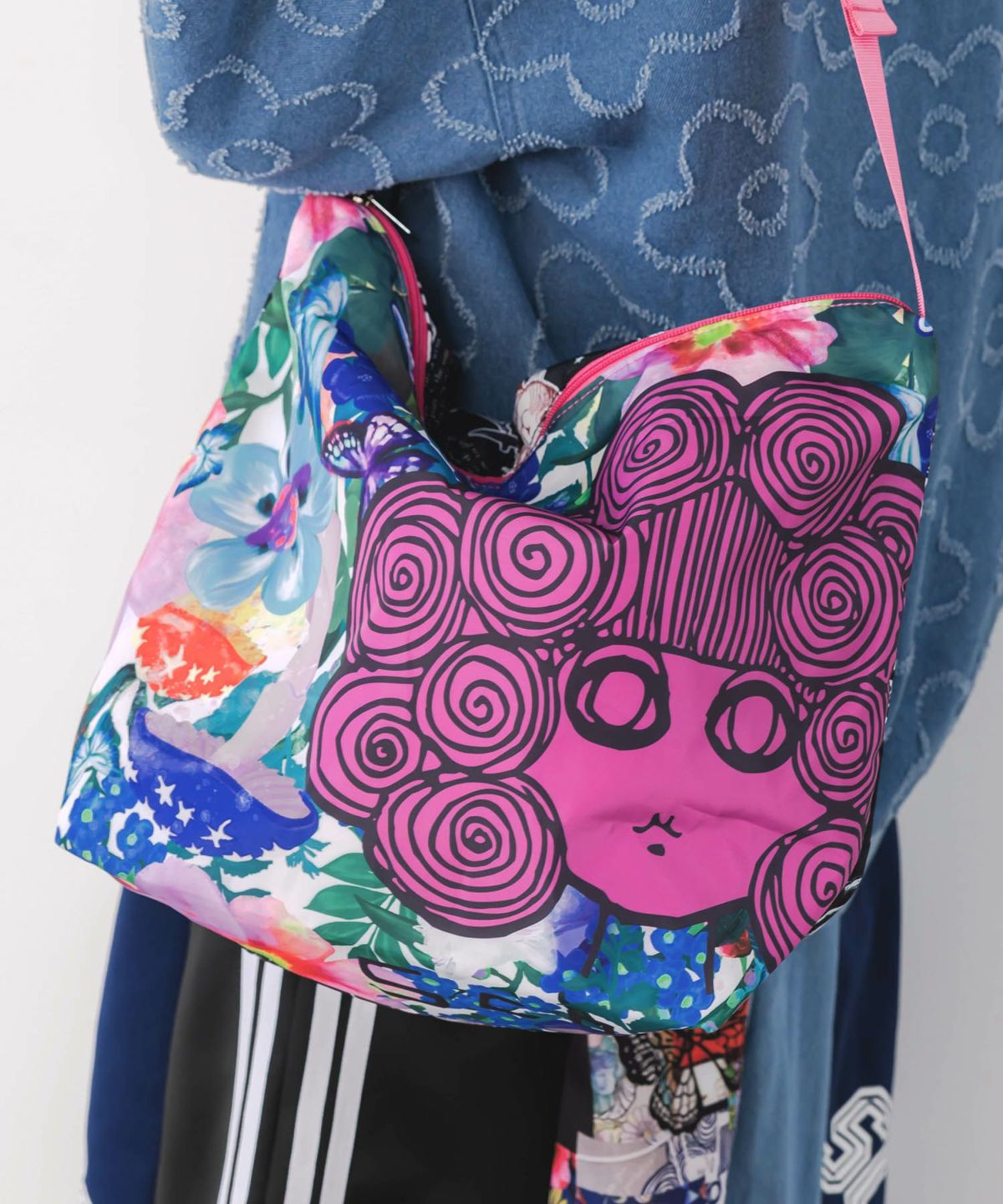 両面総柄スカラーちゃんショルダーバッグ-3