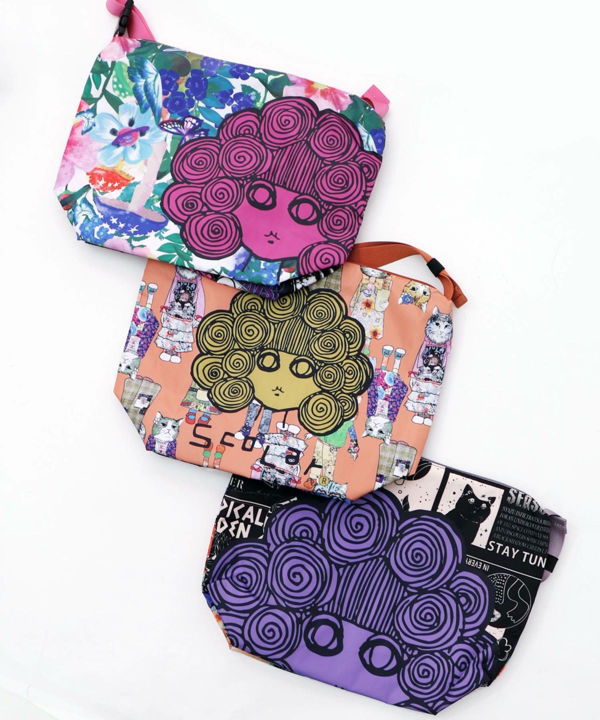 両面総柄スカラーちゃんショルダーバッグ-20