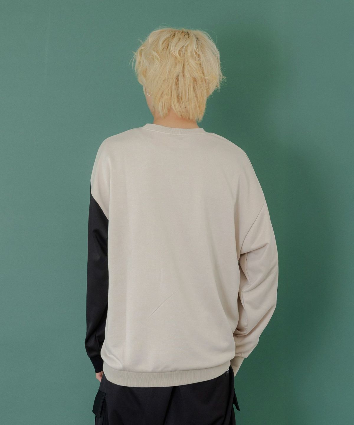 ネコバイカラー切替プルオーバー-5