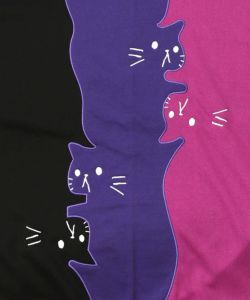 ネコバイカラー切替プルオーバー-18