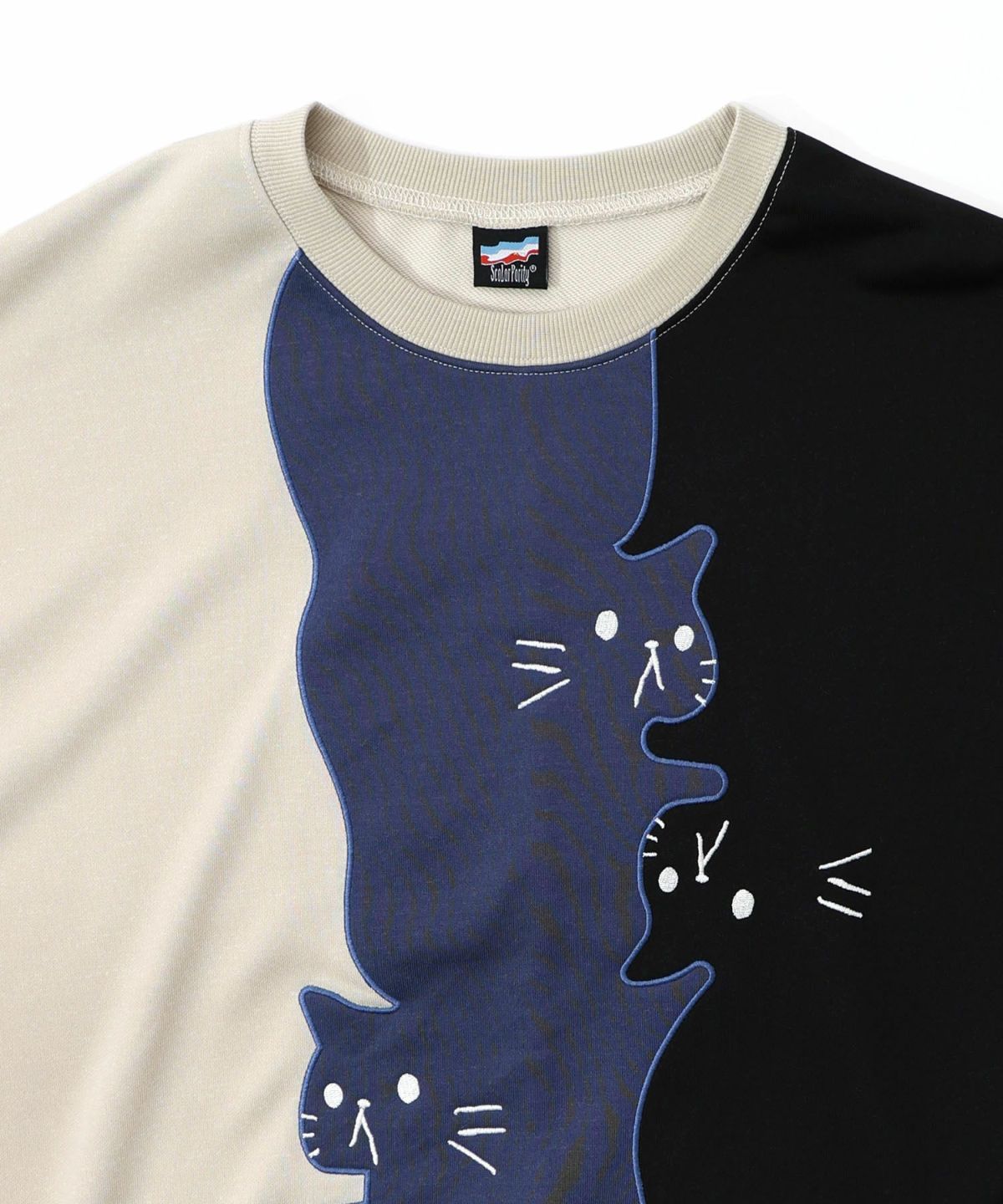 ネコバイカラー切替プルオーバー-19