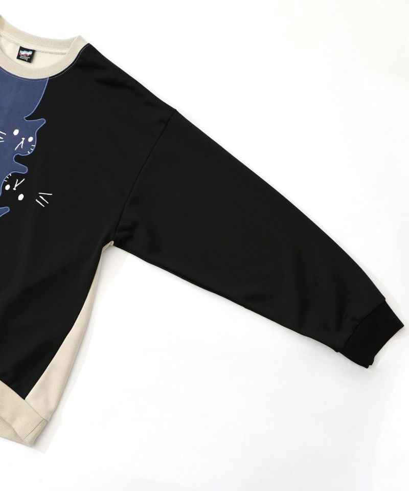 ネコバイカラー切替プルオーバー-20