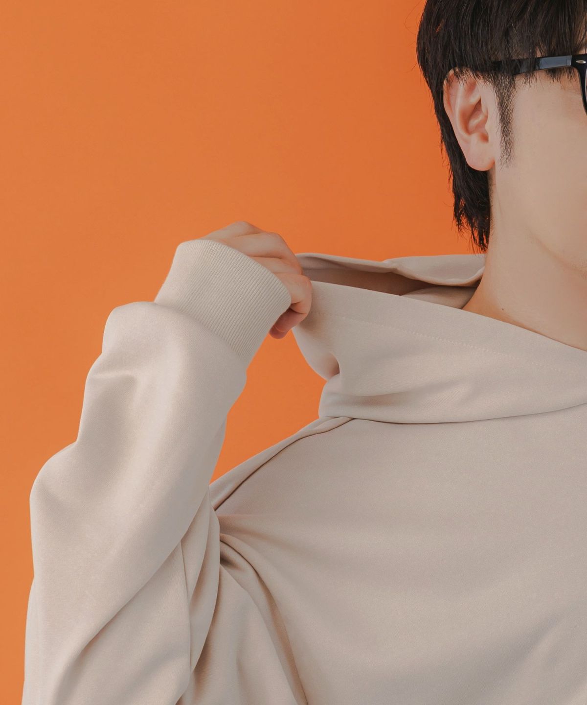 YORIMISHIフーデッドプルオーバー-6