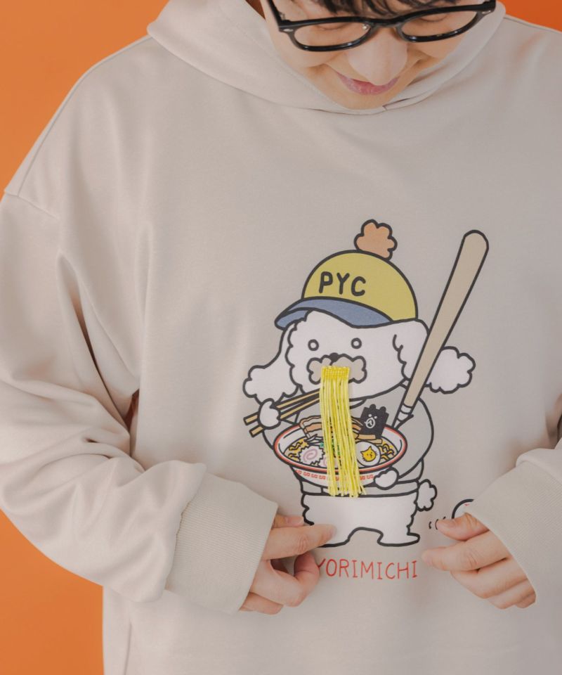 YORIMISHIフーデッドプルオーバー-7