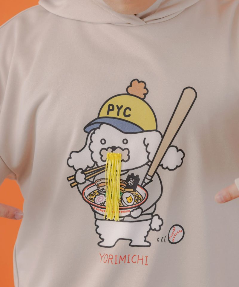 YORIMISHIフーデッドプルオーバー-8