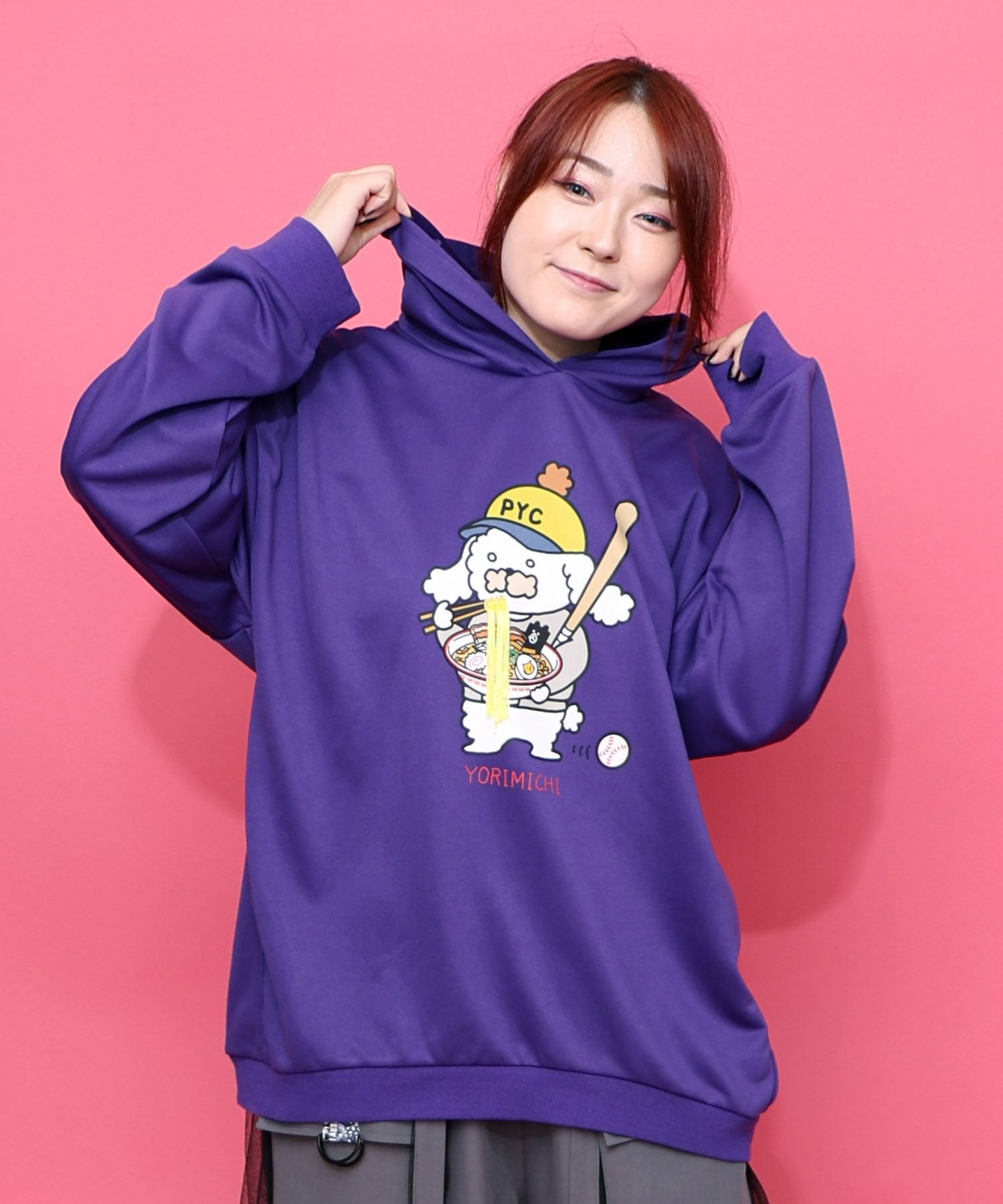 YORIMISHIフーデッドプルオーバー-9