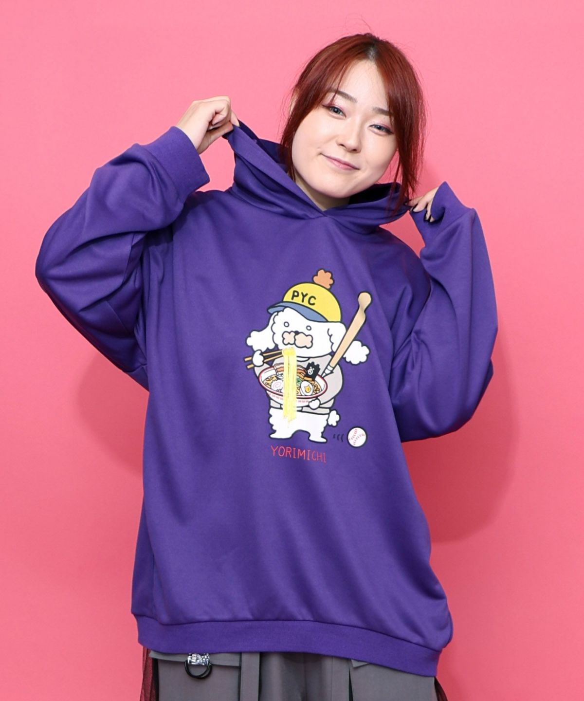 YORIMISHIフーデッドプルオーバー-9