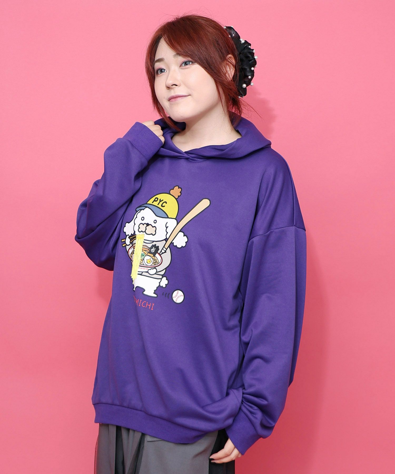 YORIMISHIフーデッドプルオーバー-12