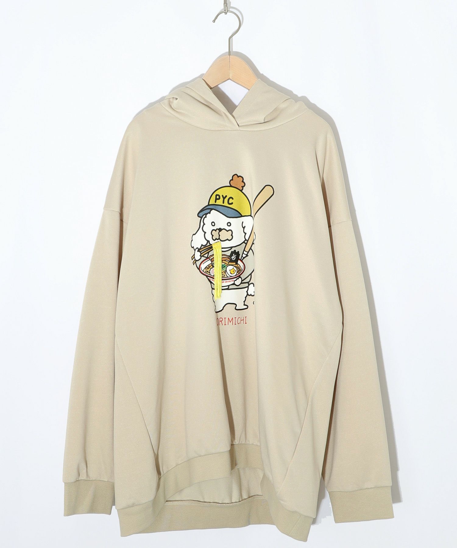 YORIMISHIフーデッドプルオーバー-15