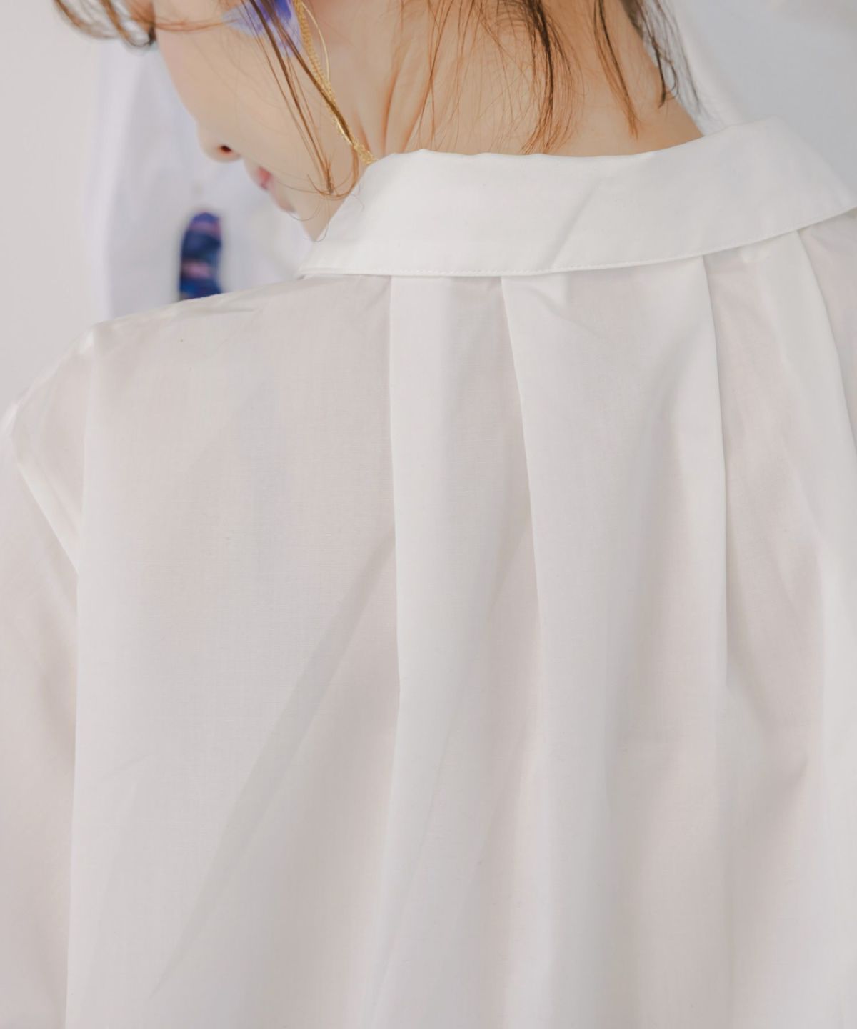 鍵盤柄切替シャツ-9