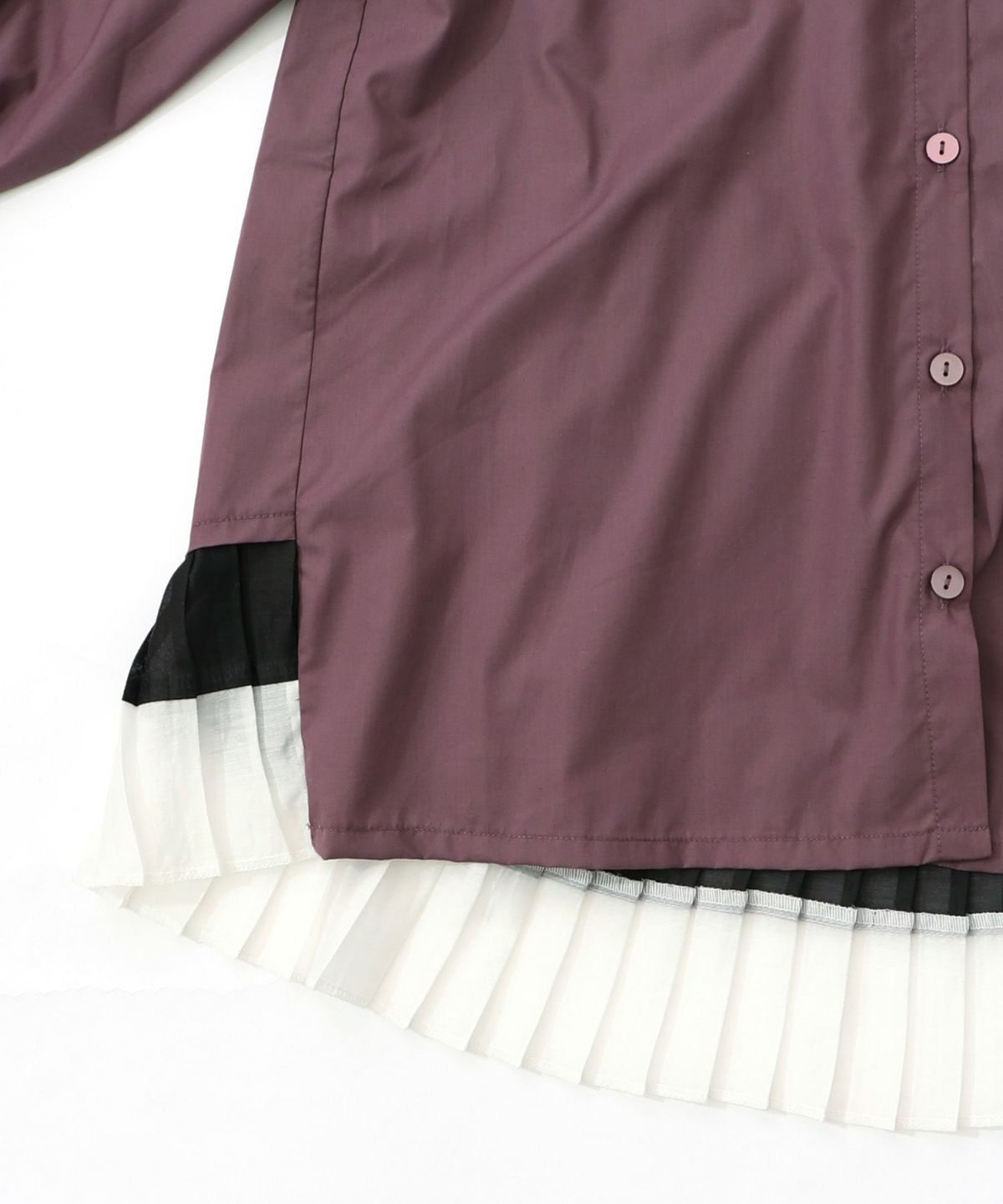 鍵盤柄切替シャツ-31