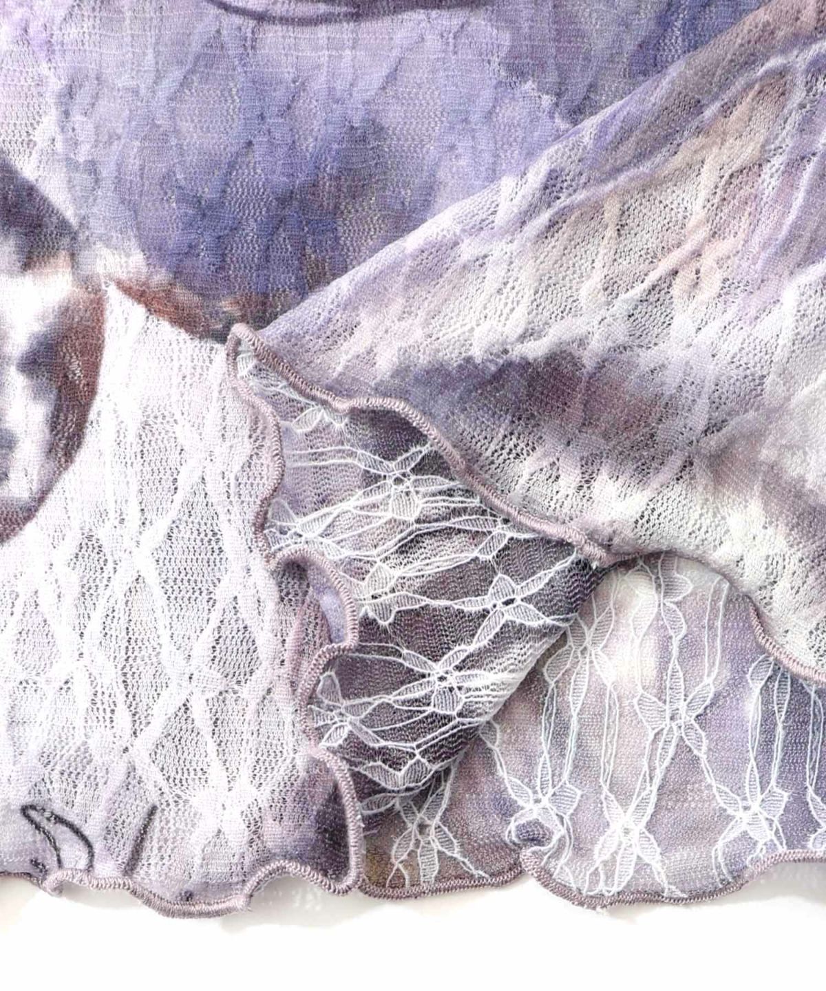 アート花柄チュールロンT-15