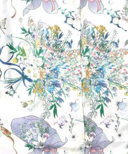 星座と花束柄シャツワンピース-19