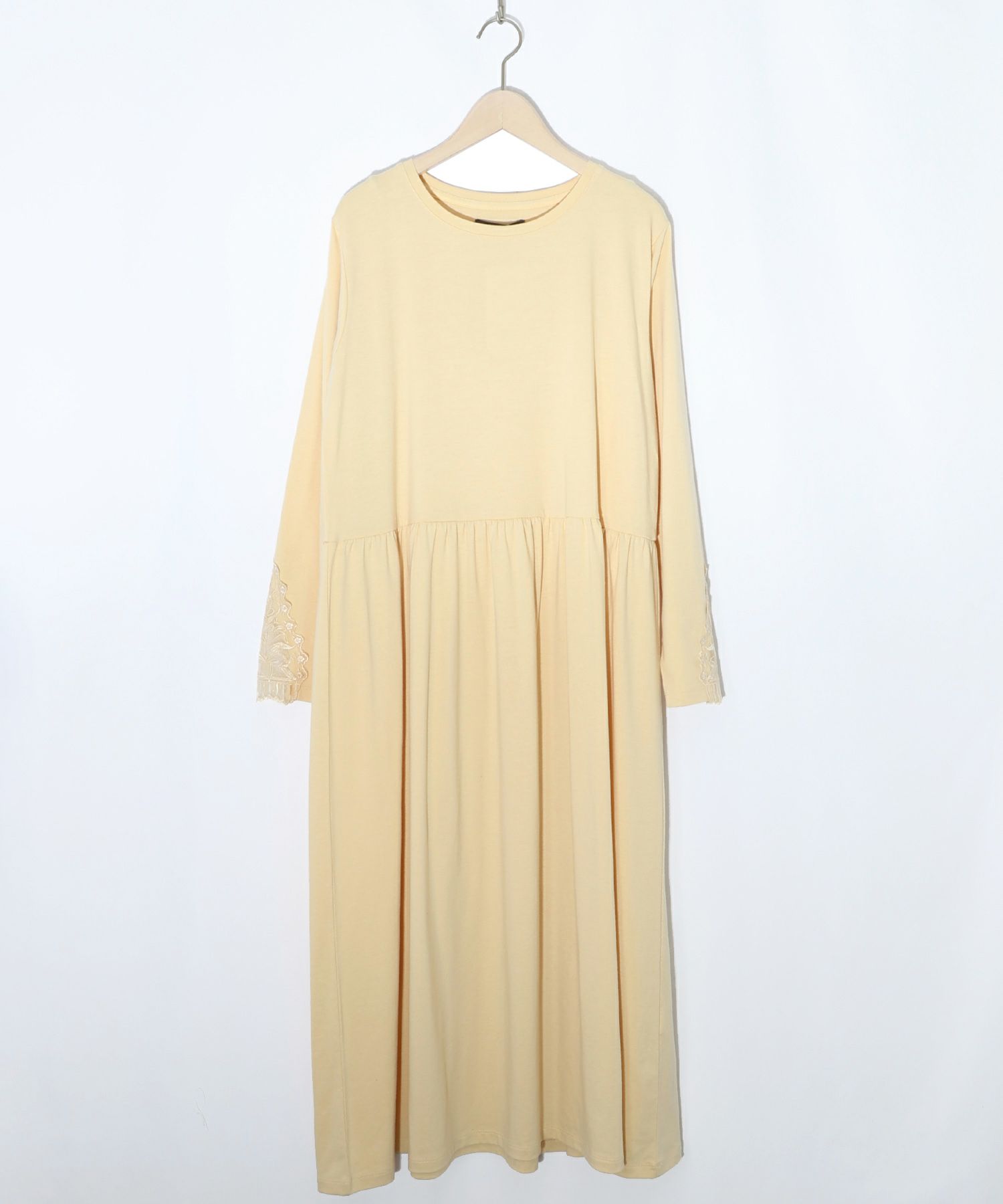 バイオリンとピアノレース切替ワンピース-10