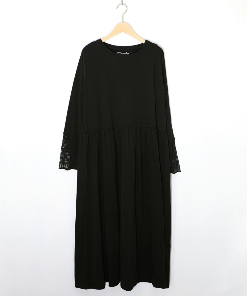 バイオリンとピアノレース切替ワンピース-12