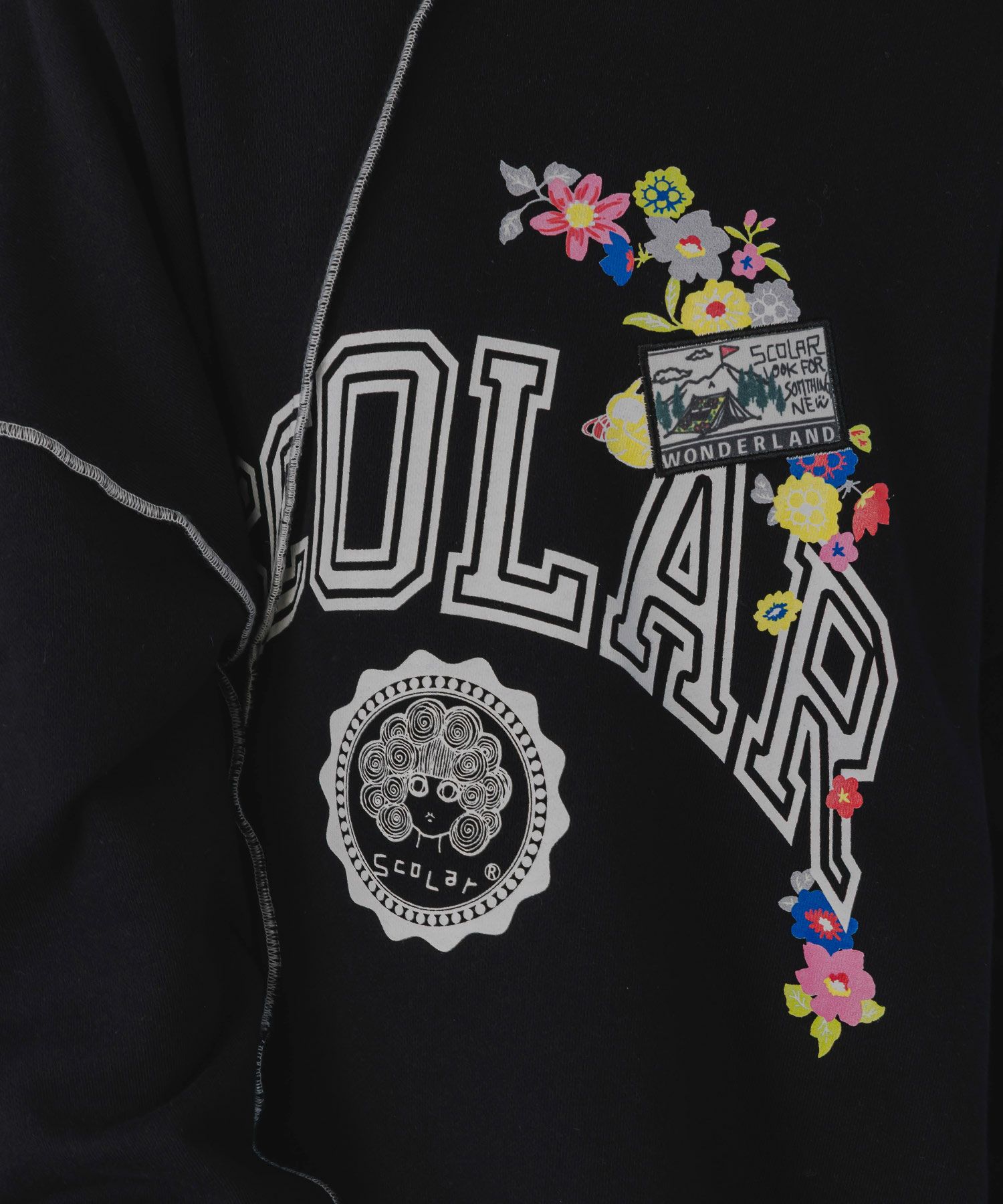 153662：リメイク風メロウステッチプルオーバーの通販-ScoLar