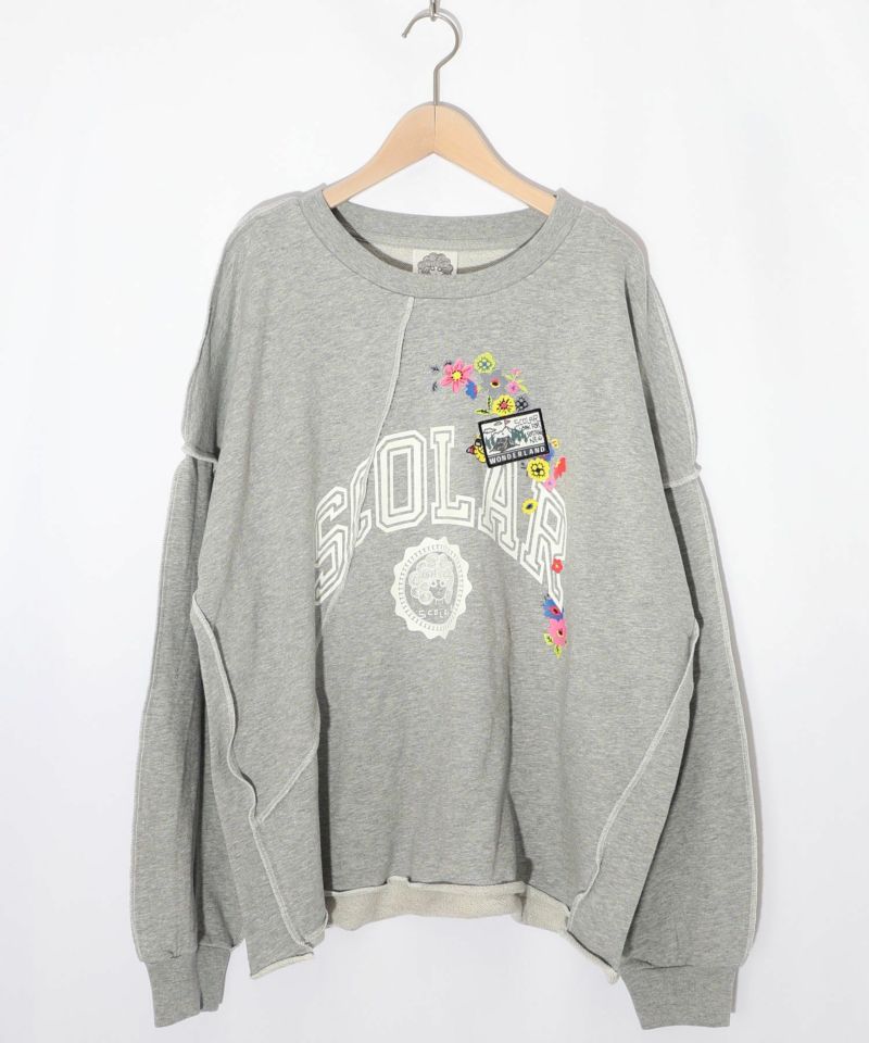 リメイク風メロウステッチプルオーバー-10