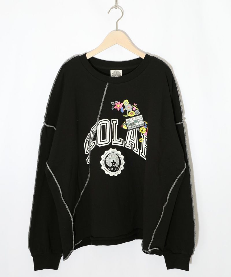 リメイク風メロウステッチプルオーバー-12