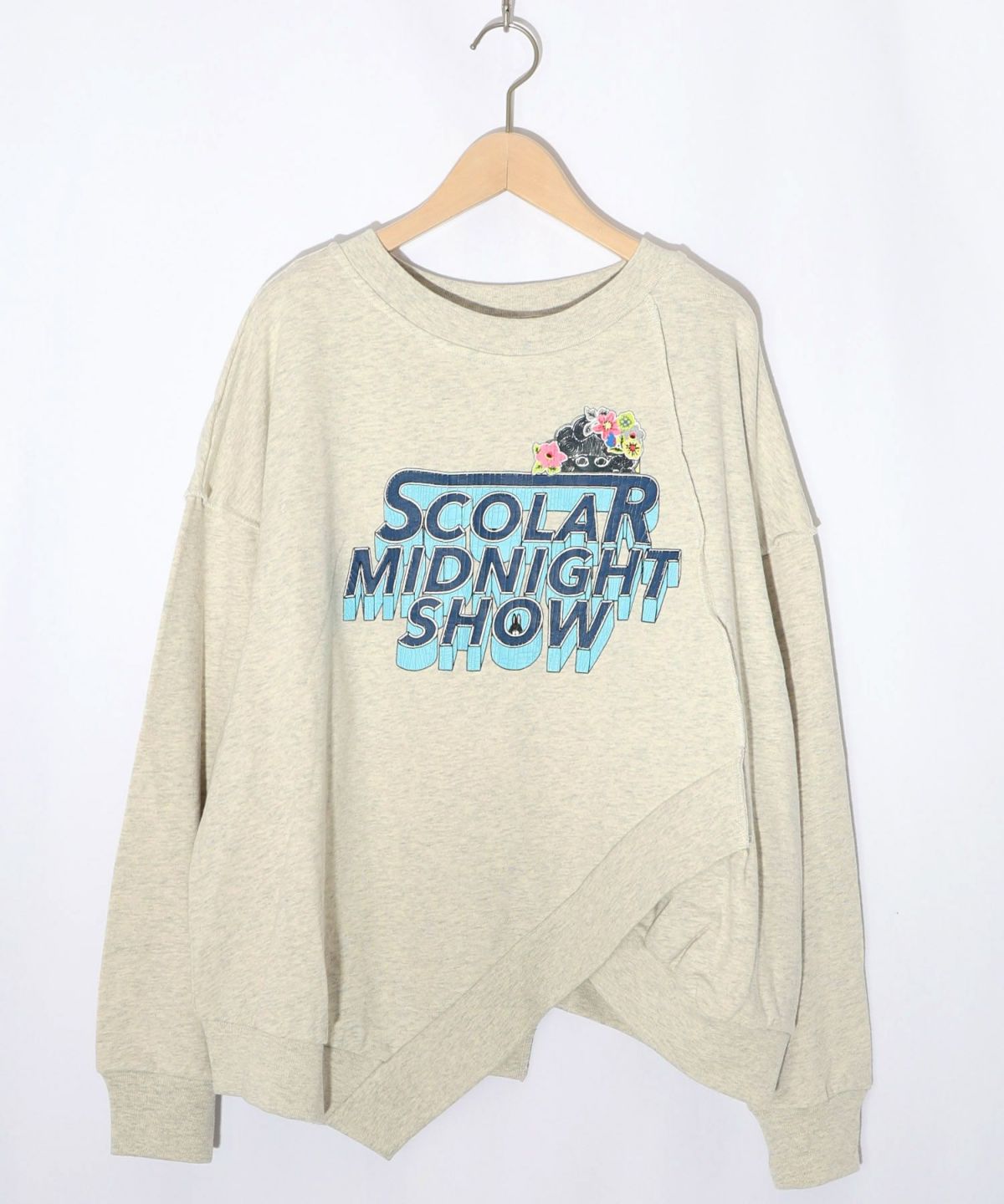 ロゴヴィンテージ加工 裏毛プルオーバー-7