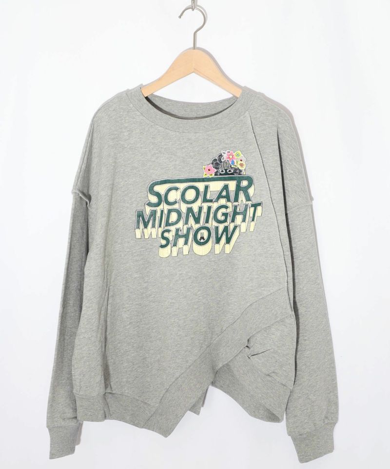 ロゴヴィンテージ加工 裏毛プルオーバー-9