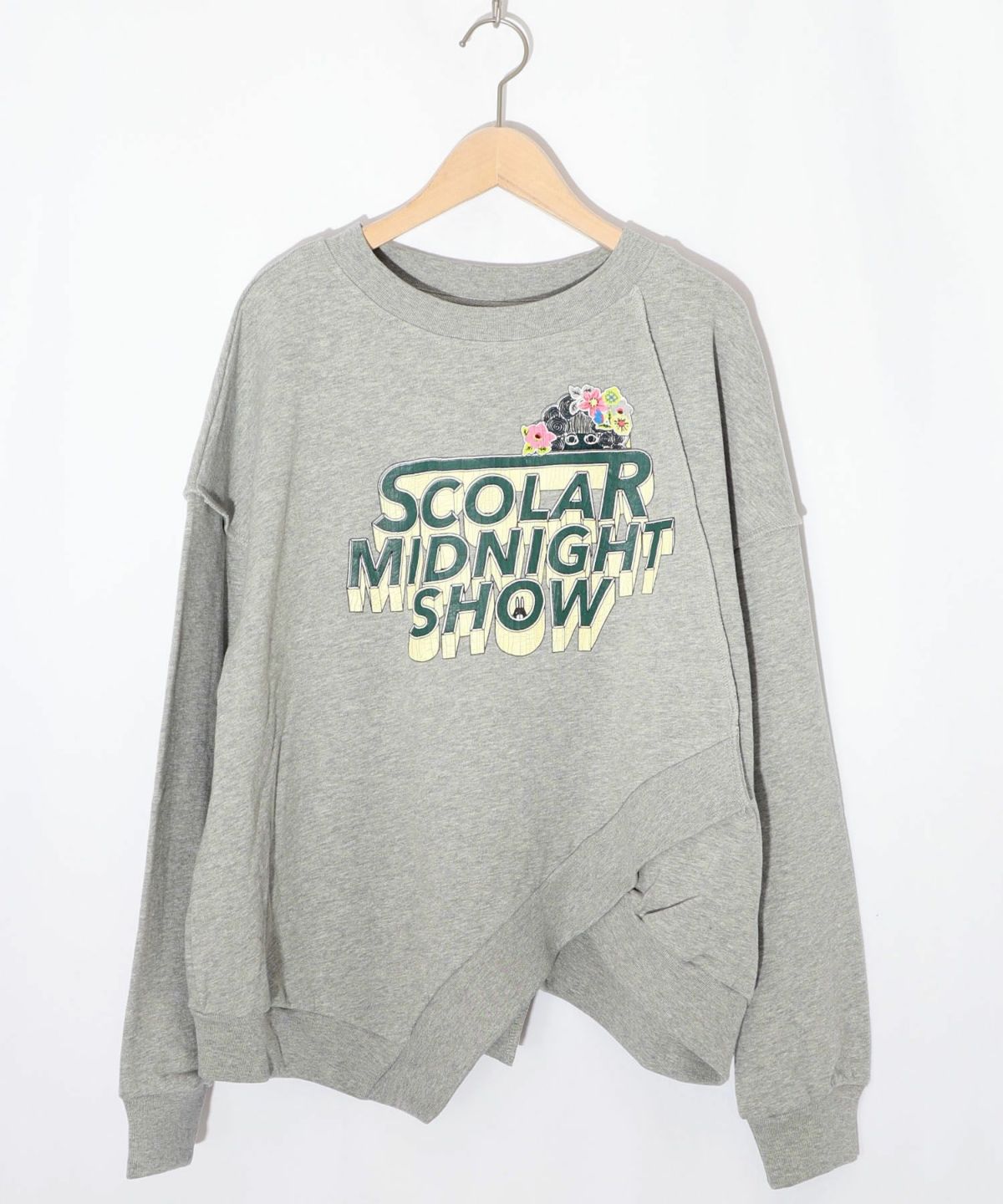 ロゴヴィンテージ加工 裏毛プルオーバー-9