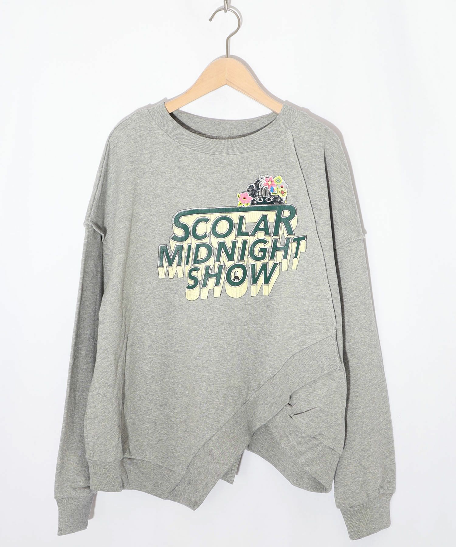 ロゴヴィンテージ加工 裏毛プルオーバー-9