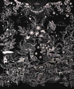 キノコッコ　ページ 153658：キノコ花柄箔プリント裏毛プルオーバーの通販-ScoLar