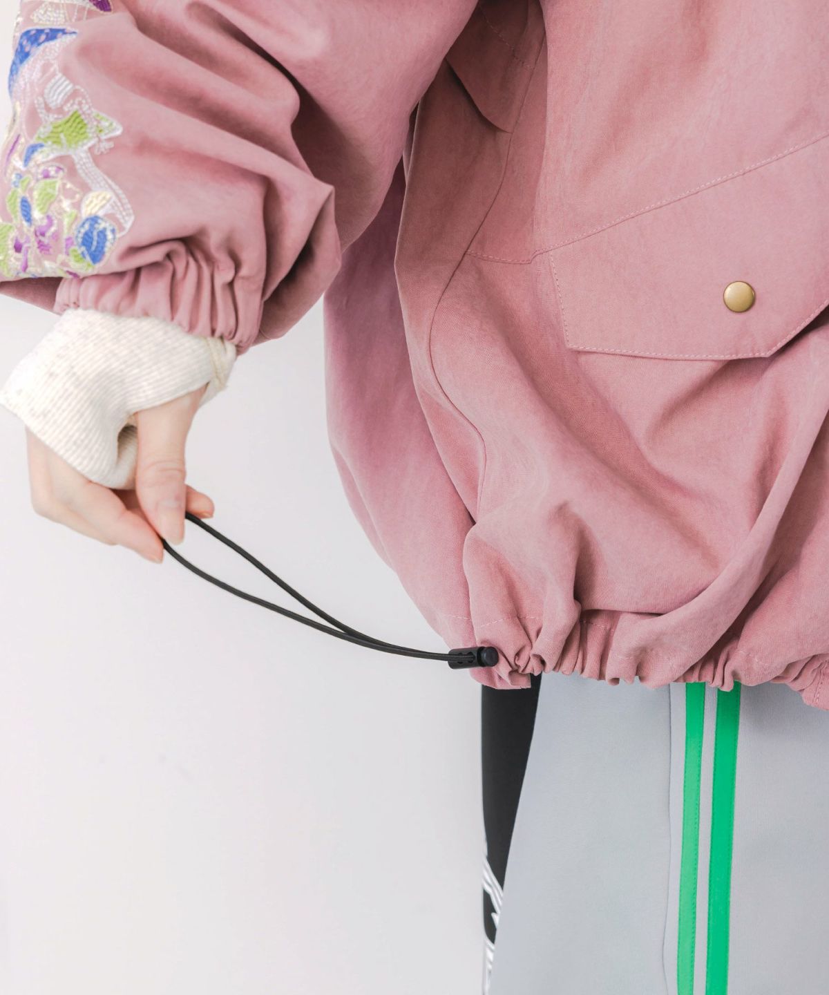 メルヘンキノコ刺繍 2WAYブルゾン-8