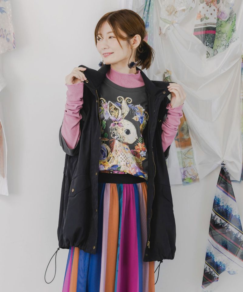 メルヘンキノコ刺繍 2WAYブルゾン-9